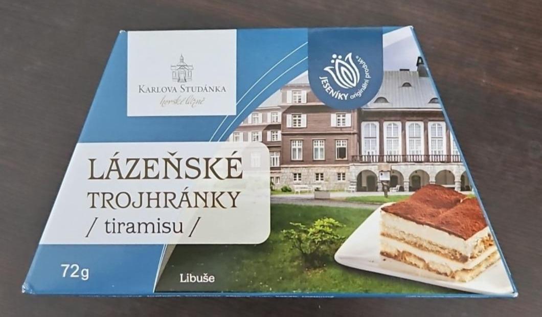 Fotografie - Lázeňské trojhránky tiramisu Karlova Studánka