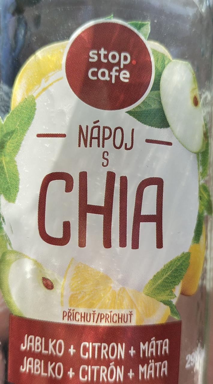 Fotografie - Nápoj s chia semínky jablko+citron+máta Stop Cafe