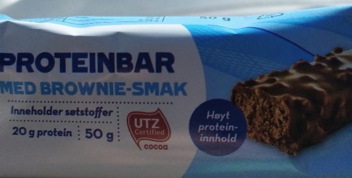 Fotografie - Proteinbar brownie smak