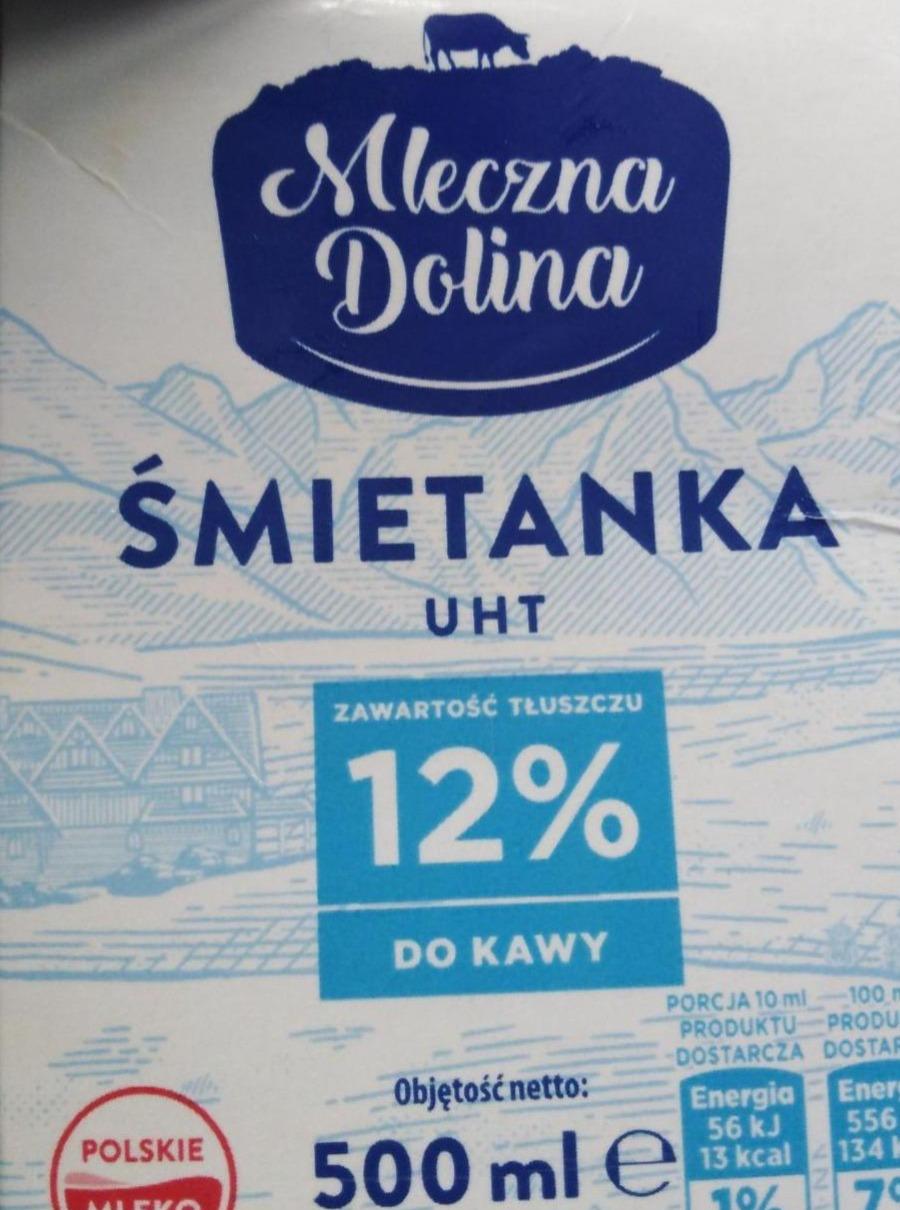 Fotografie - Śmietanka 12% UHT do kawy Mleczna dolina