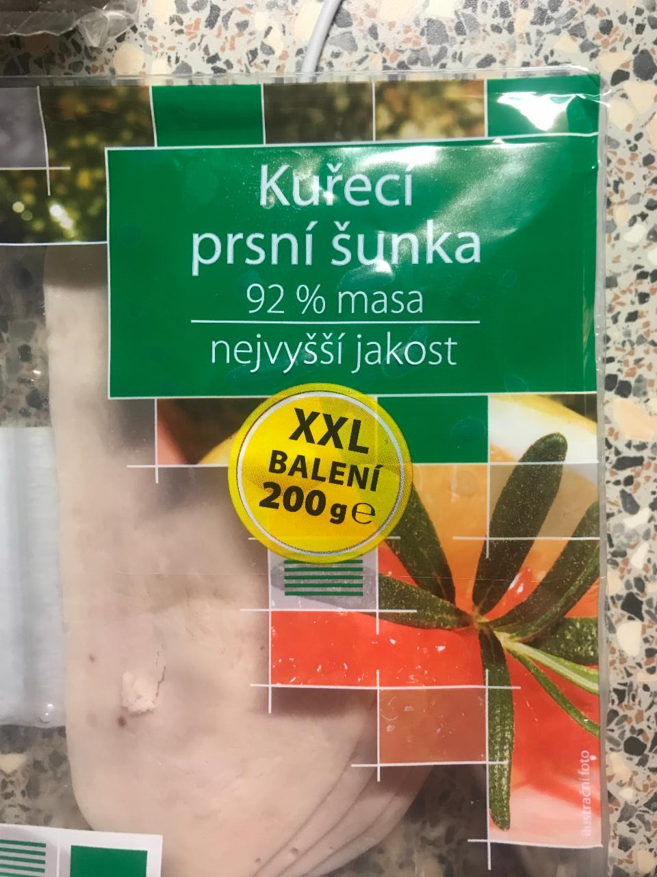 Fotografie - Kuřecí prsní šunka 92% masa LE & CO