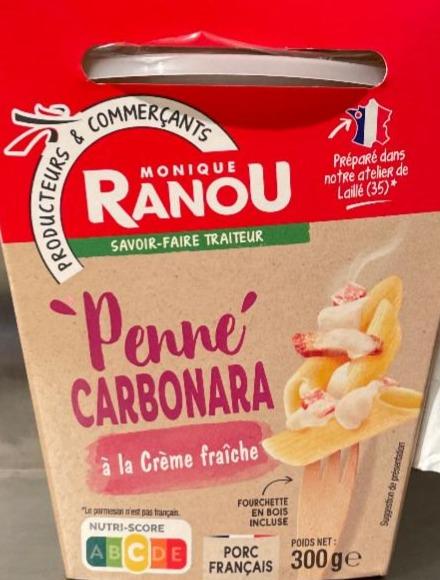 Fotografie - Penne Carbonara a la creme fraiche Monique Ranou