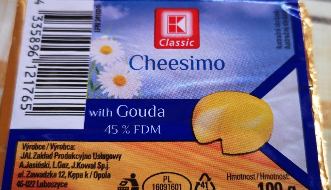 Fotografie - Cheesimo with Gouda 45% FDM K-Classic