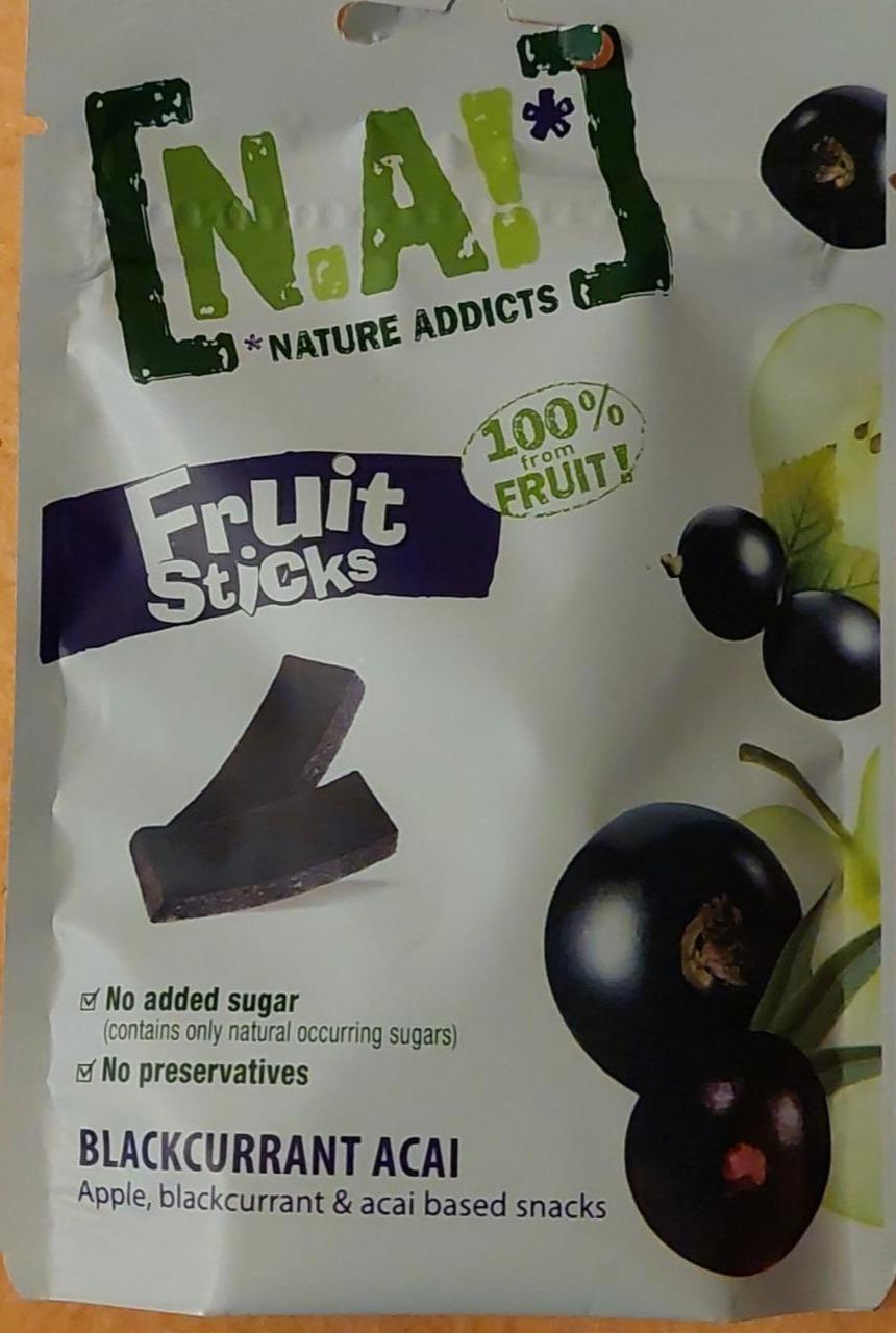 Fotografie - Nature Addicts Fruit Sticks blackcurrant acai N.A!