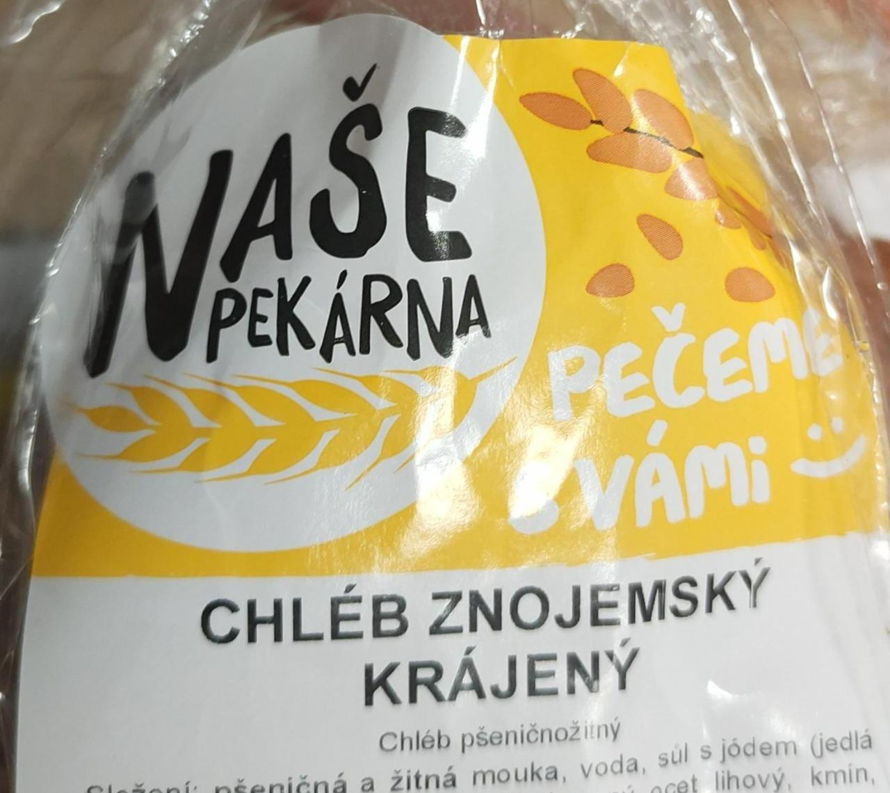 Fotografie - Chléb znojemský krájený Naše pekárna