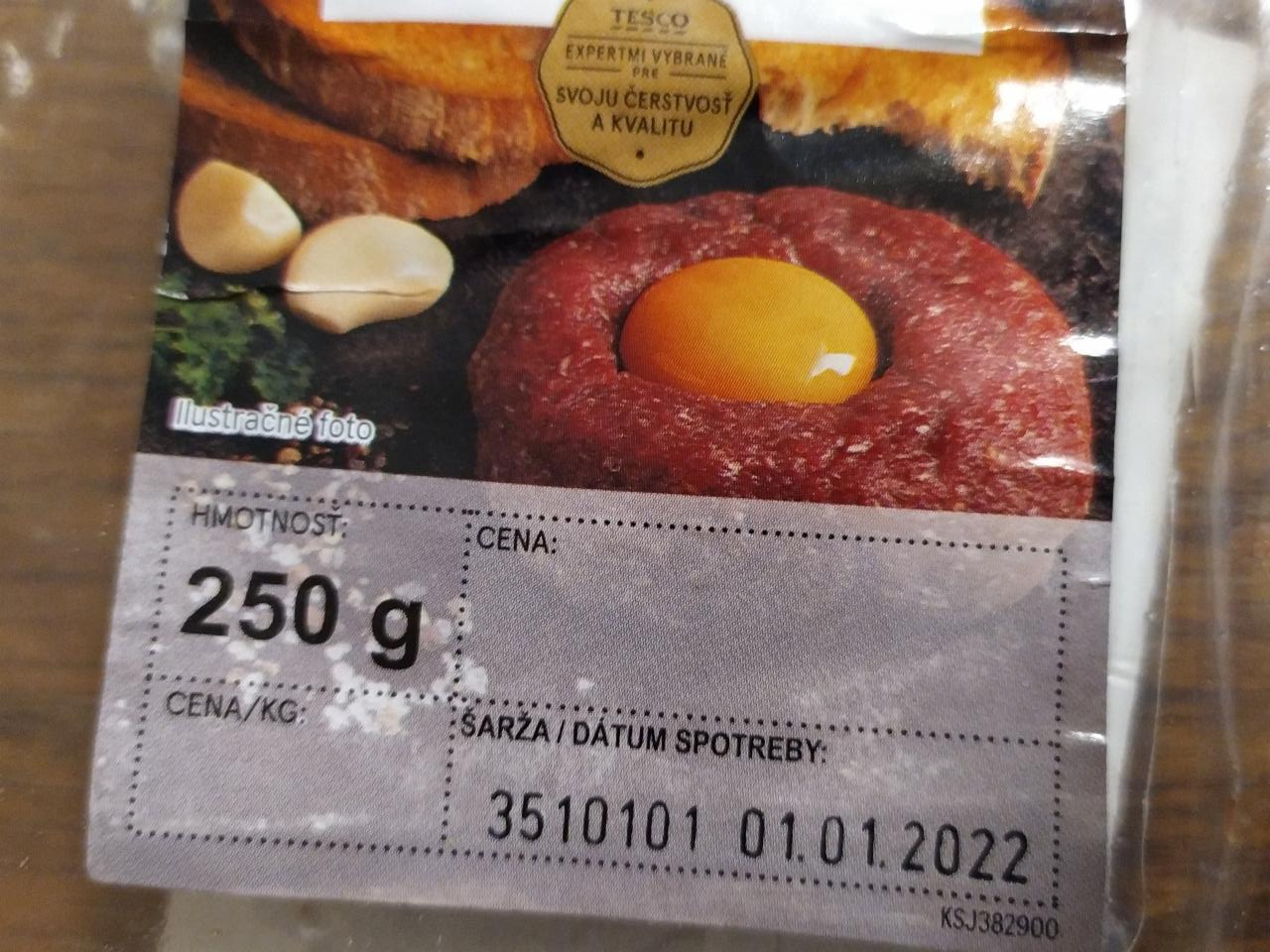 Fotografie - Tatarský Biftek Tesco