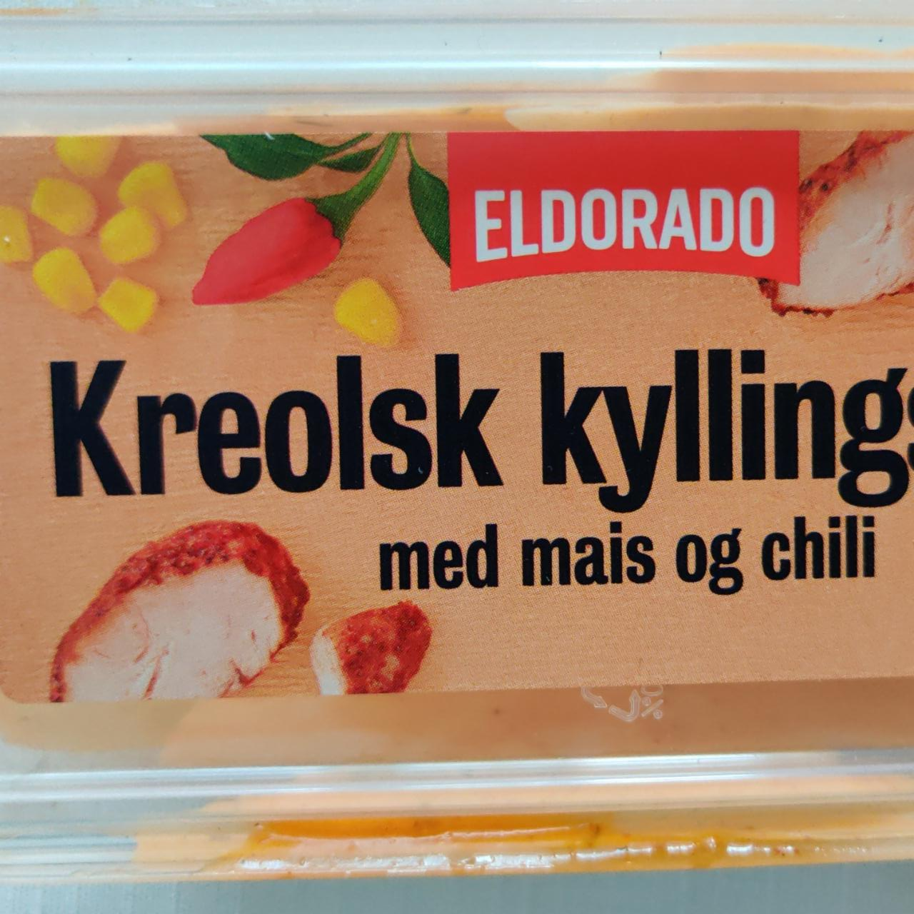 Fotografie - Kreolsk kyllingsalat med mais og chili Eldorado