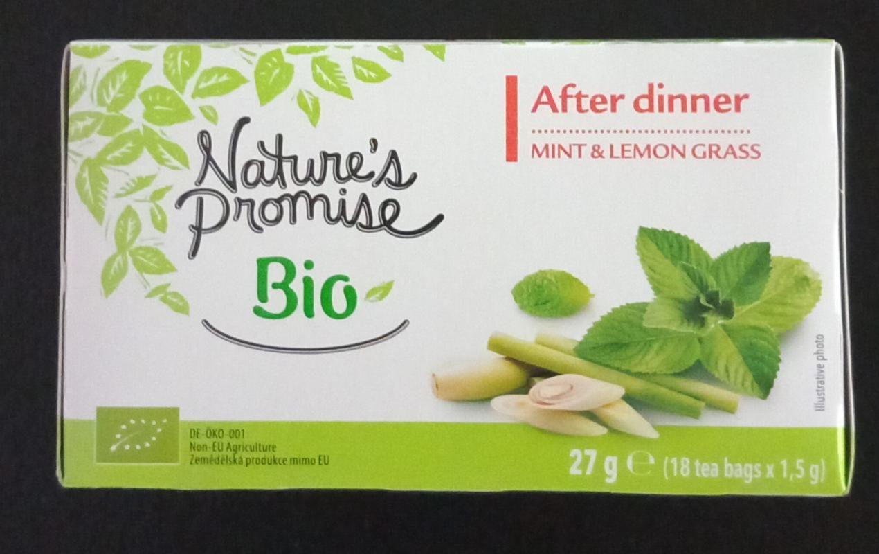 Fotografie - Bio After dinner Mint & Lemon grass Nature's Promise