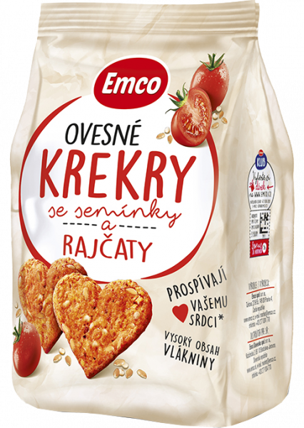 Fotografie - Ovesné krekry s rajčaty Emco