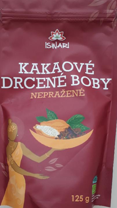 Fotografie - Bio kakaové drcené boby nepražené Iswari