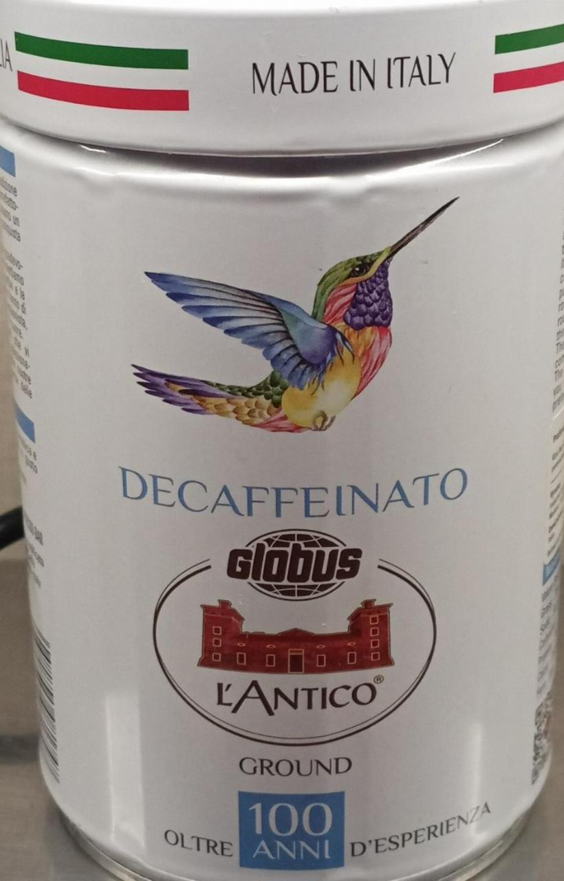 Fotografie - Decaffeinato L'Antico Globus