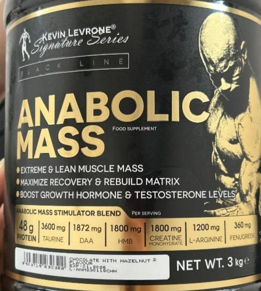 Fotografie - Anabolic mass Chocolate with hazelnut Kevin Levrone