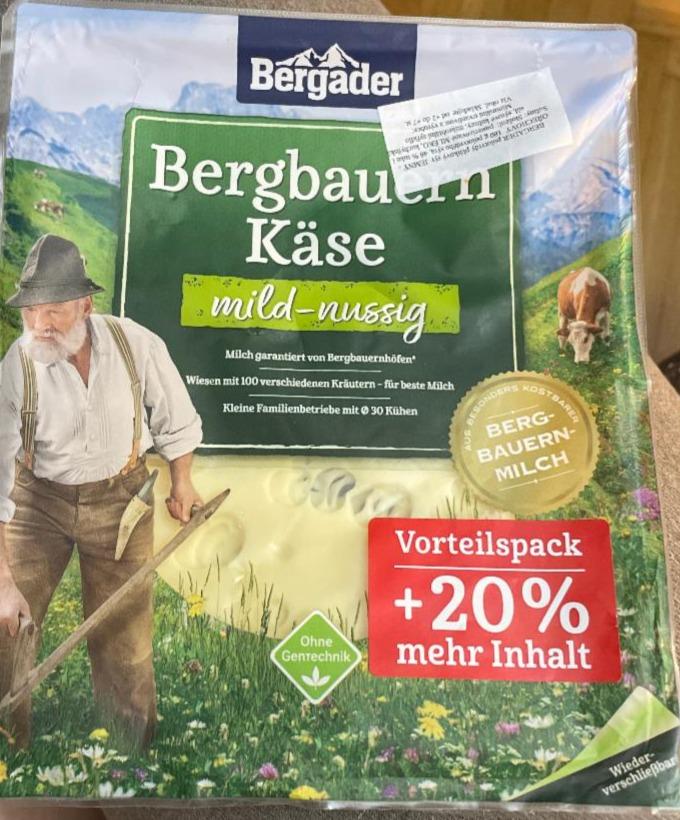 Fotografie - Bergbauern Käse mild-nussig Bergader