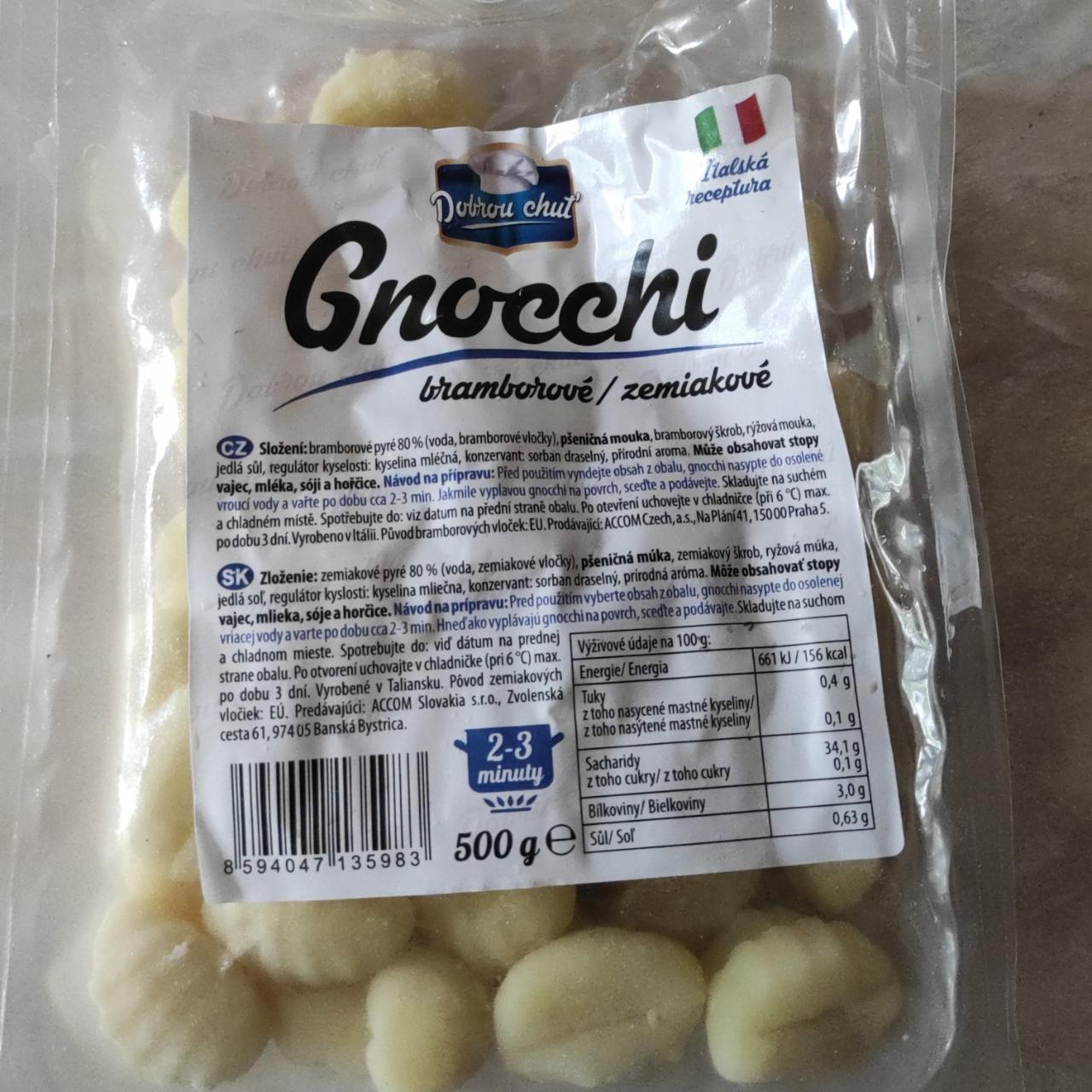 Fotografie - Gnocchi bramborové Dobrou chuť