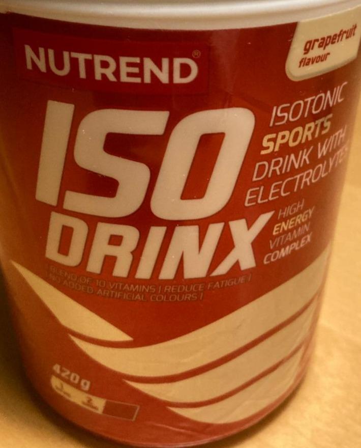 Fotografie - Iso Drinx Grapefruit Nutrend