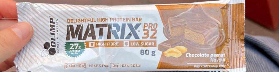 Fotografie - Matrix Pro 32 Chocolate Peanut Olimp Sport Nutrition