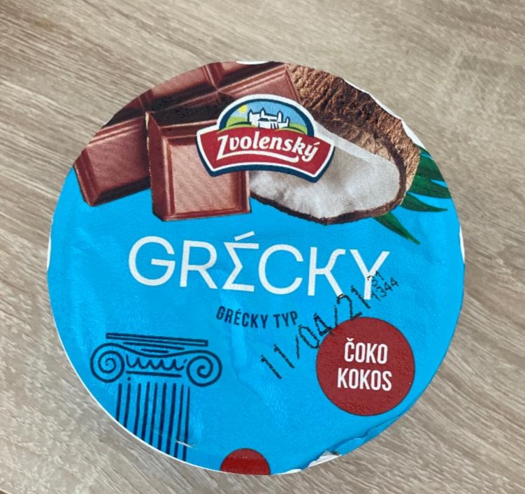 Fotografie - Jogurt Grécky typ čoko/kokos Zvolenský