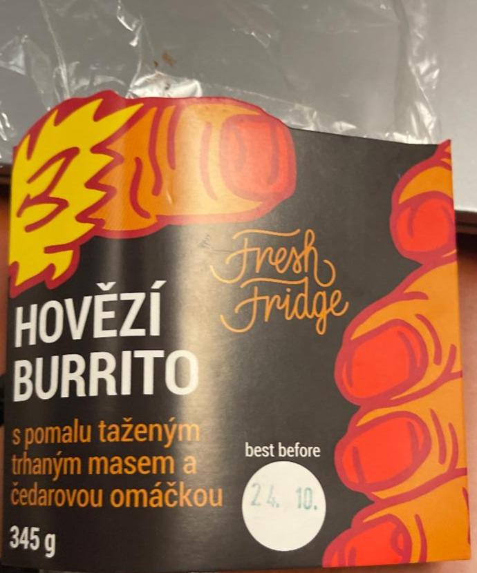 Fotografie - hovězí burrito Fresh Fridge Regijojet