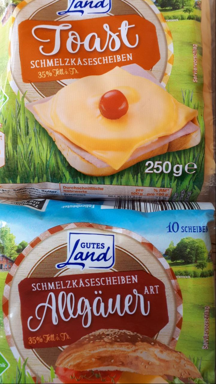 Fotografie - schmelzkäse scheiben Gutes Land