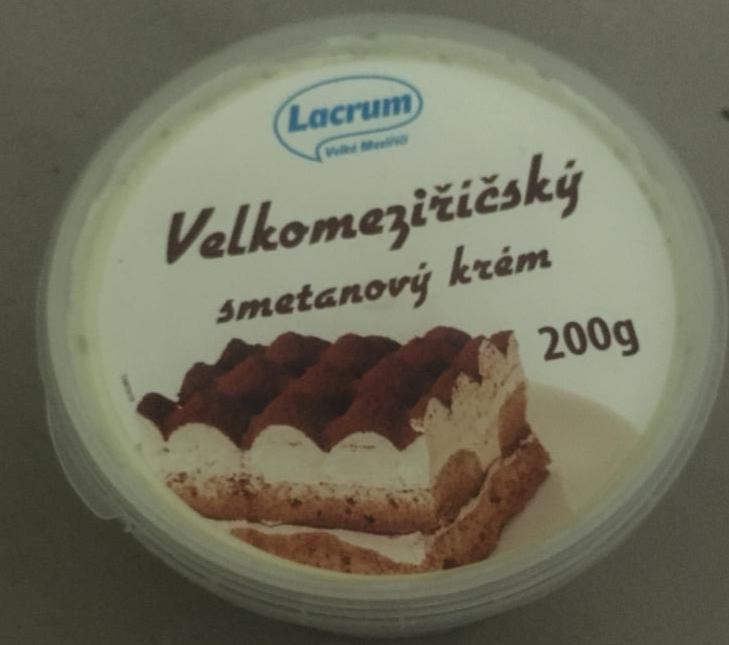 Fotografie - Velkomeziříčský smetanový krém Lacrum