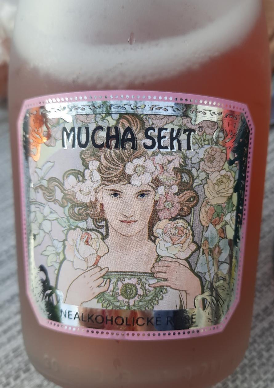 Fotografie - Mucha sekt nealkoholické rosé