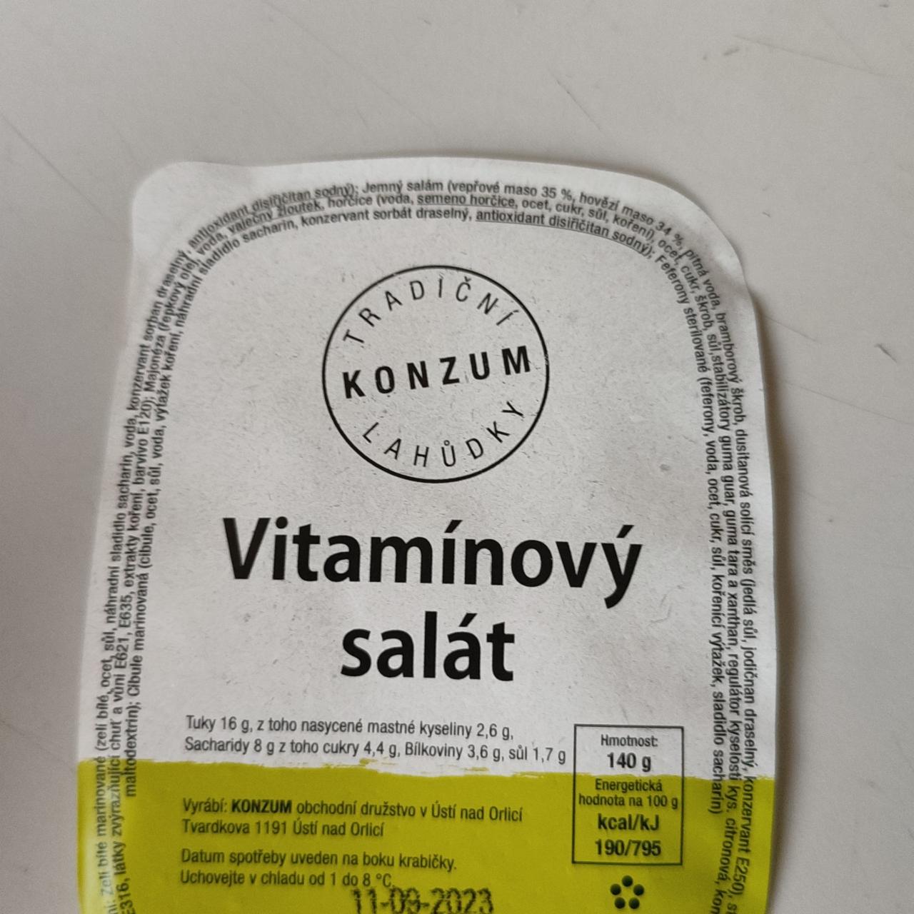 Fotografie - Vitamínový salát Konzum