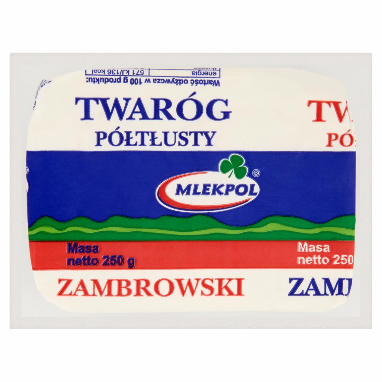 Fotografie - Twaróg Zambrowski póltłusty Mlekpol