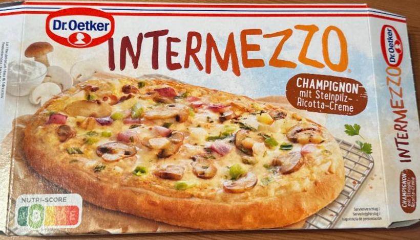 Fotografie - Intermezzo Champignon mit Steinpilz-Ricotta-Creme Dr.Oetker