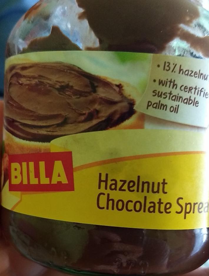 Fotografie - Hazelnut Chocolate Spread Billa