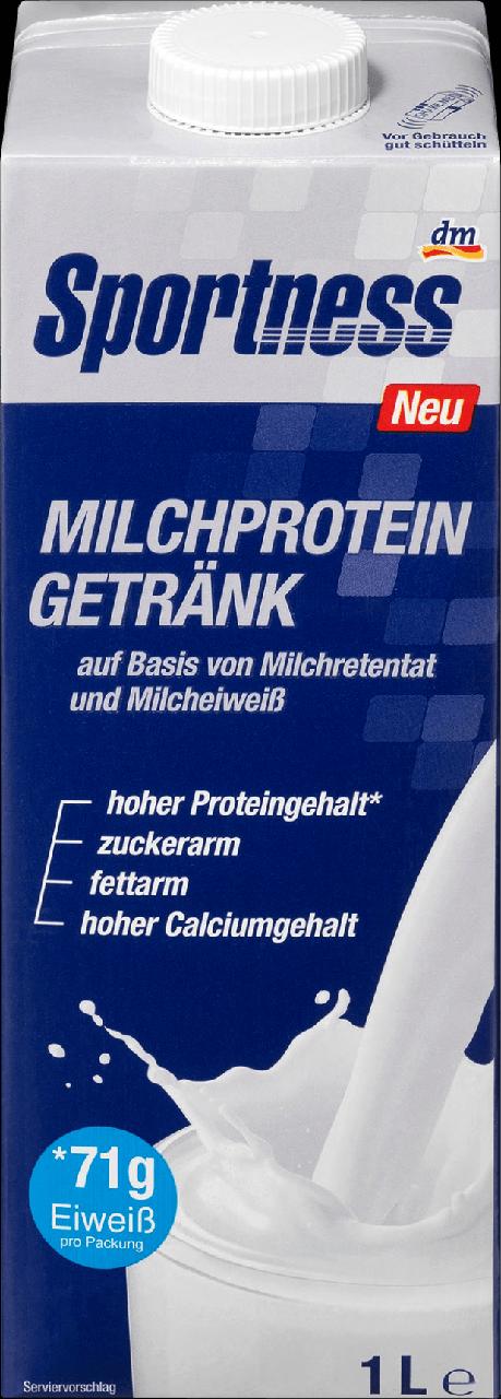 Fotografie - Milchprotein Getränk Sportness