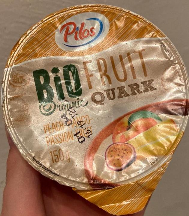 Fotografie - Bio Organic Fruit Quark Peach-Mango-Passion Fruit Pilos