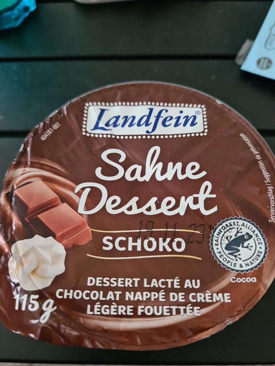 Fotografie - Schoko Dessert Landfein