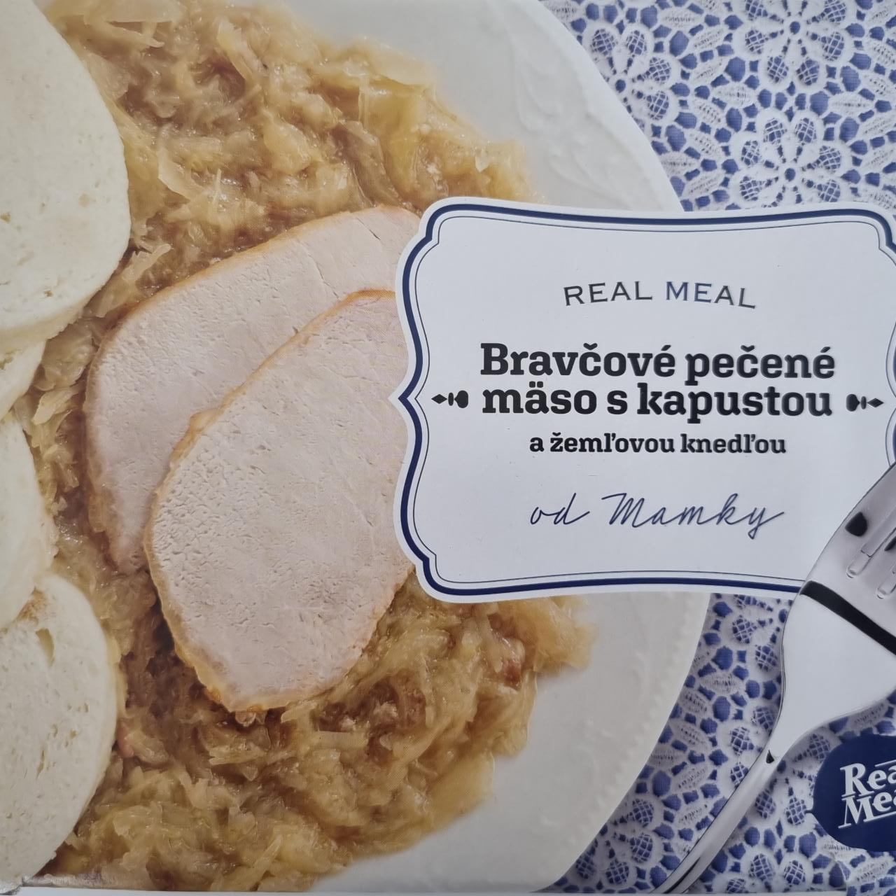 Fotografie - Bravčové pečené mäso s kapustou a žemľovou knedľou Real Meal