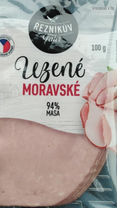 Fotografie - Uzené moravské 94% masa Řezníkův Talíř