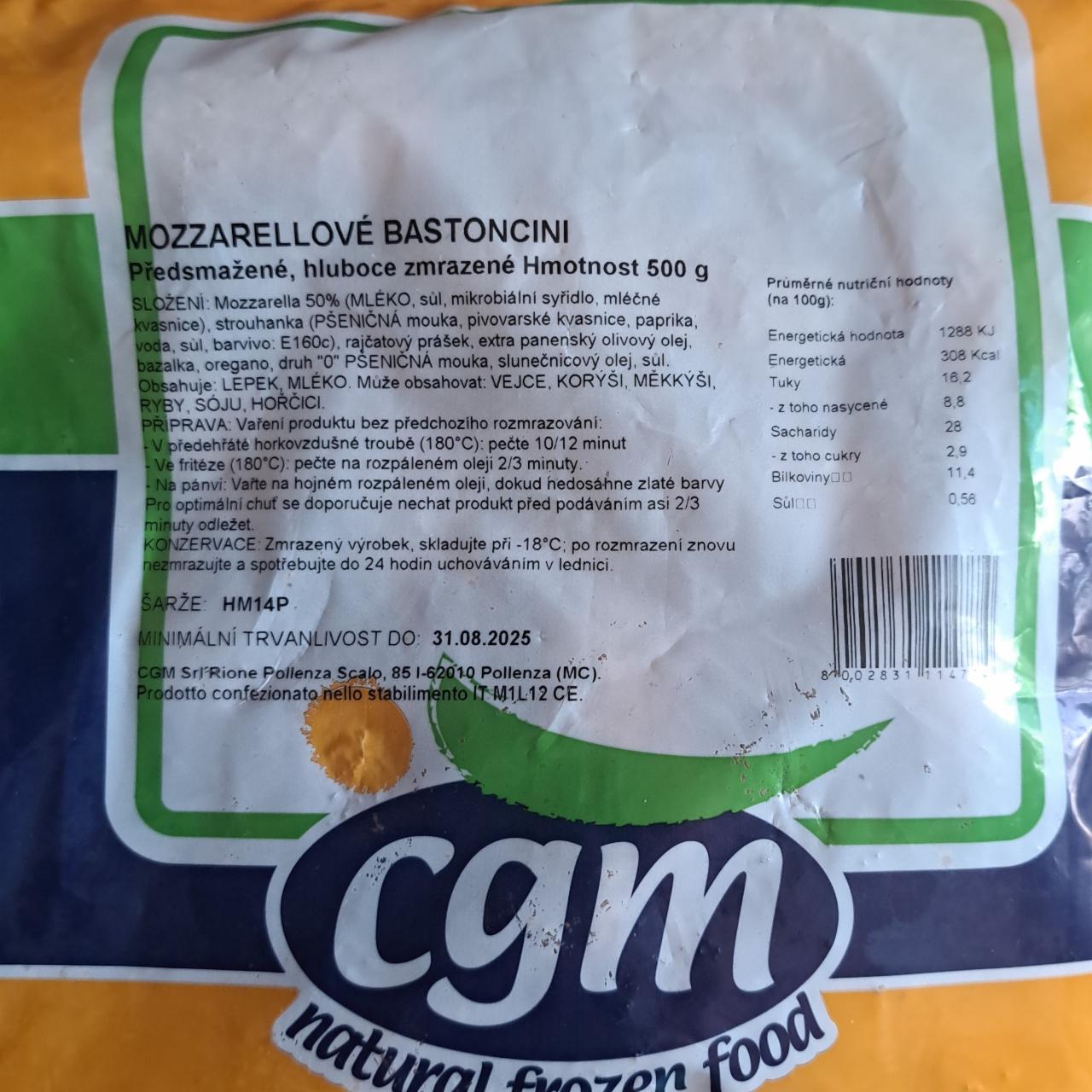 Fotografie - Mozzarellové bastoncini Cgm