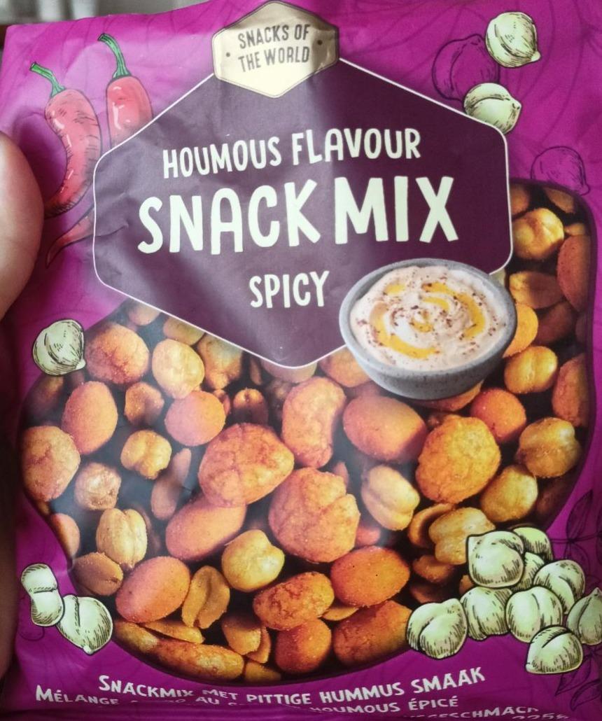 Fotografie - Houmous flavour snack mix spicy Snacks of the world