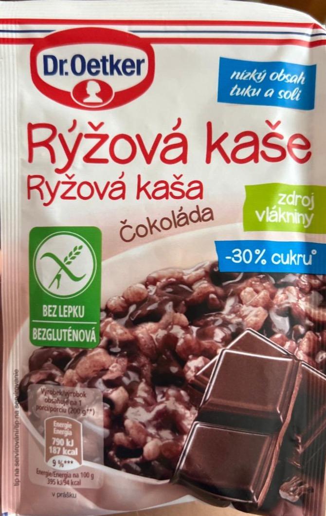 Fotografie - Rýžová kaše Čokoláda Dr.Oetker