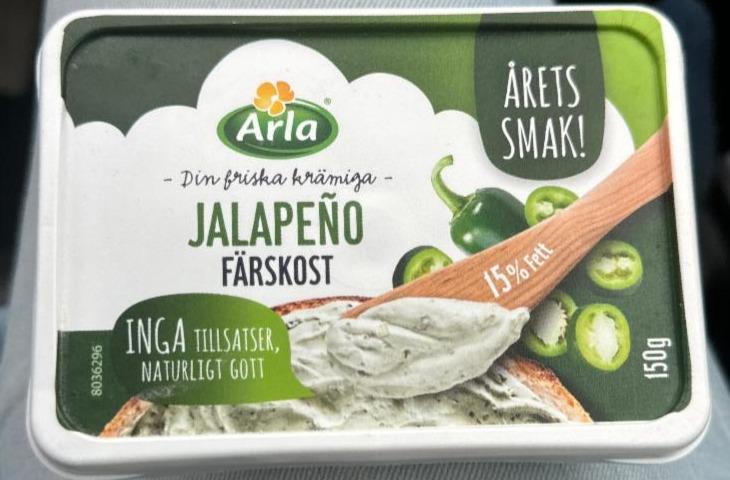 Fotografie - Jalapeňo färskost 15% fett Arla