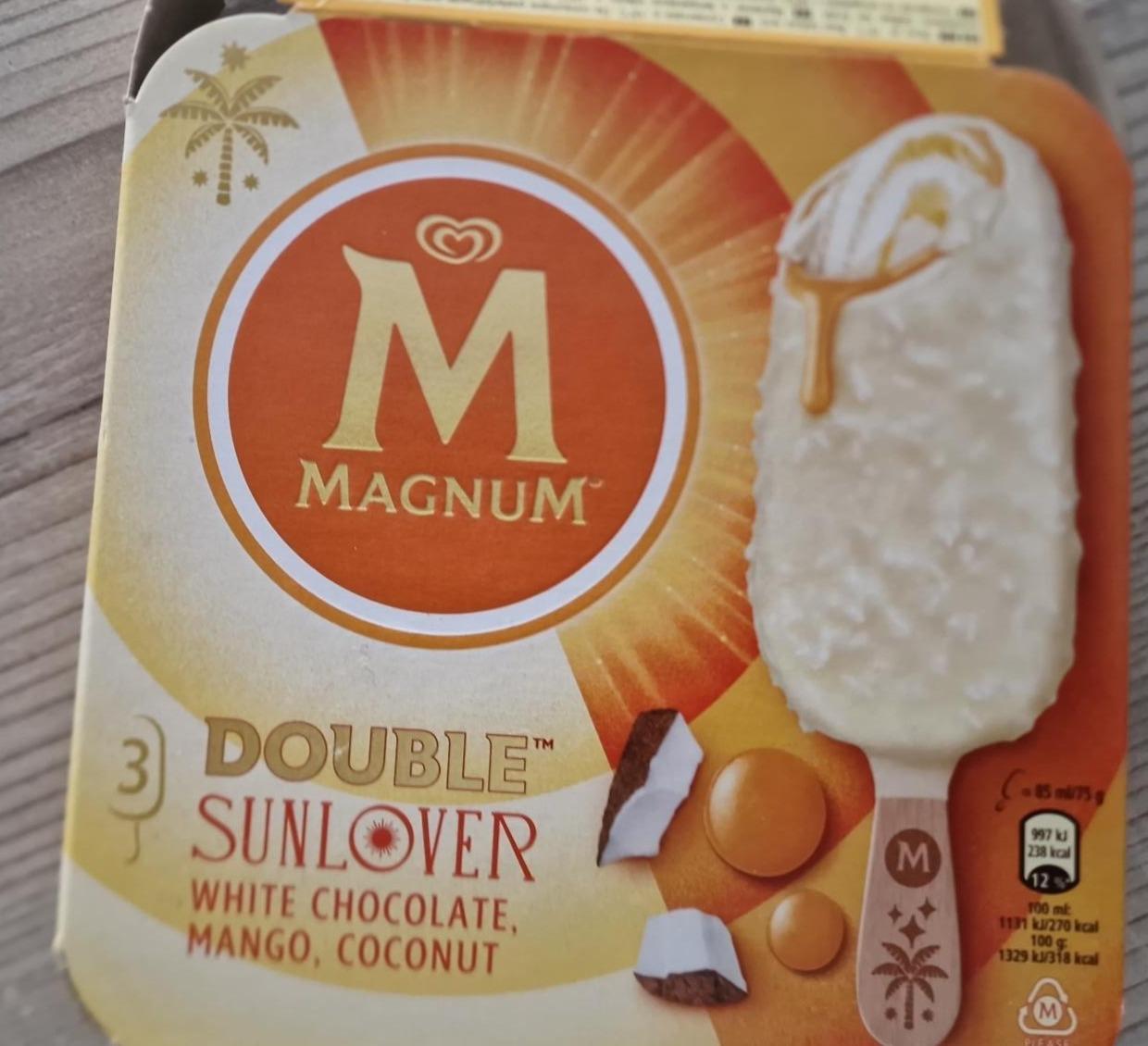 Fotografie - Double Sunlover White Chocolate, Mango, Coconut Magnum