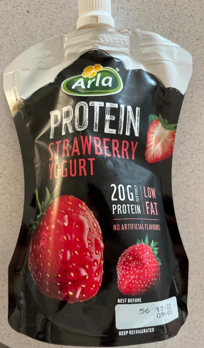 Fotografie - Protein Strawberry Yogurt Arla