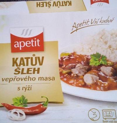 Fotografie - Apetit Katův šleh z vepřového masa s rýží