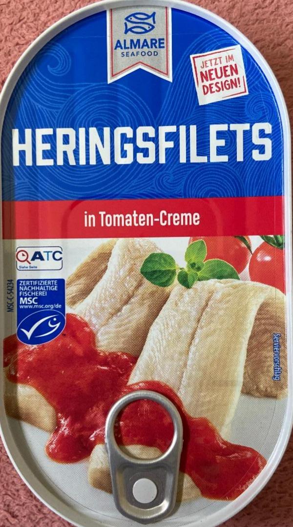 Fotografie - Heringsfilets in Tomaten-Creme Almare