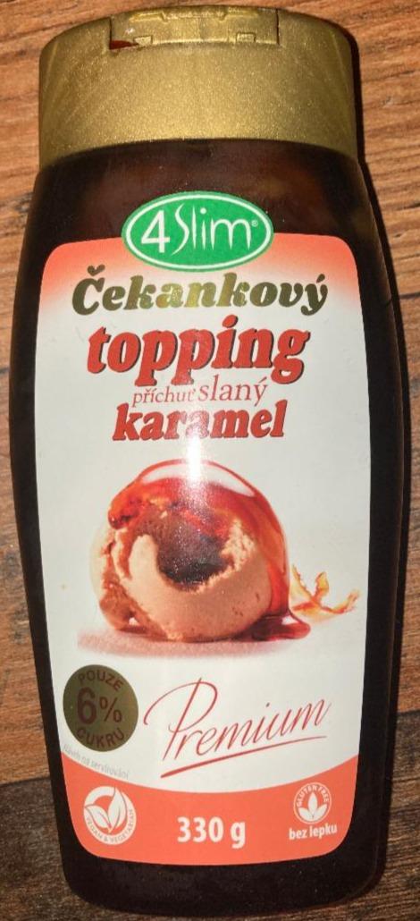 Fotografie - Čekankový topping slaný karamel premium 4Slim