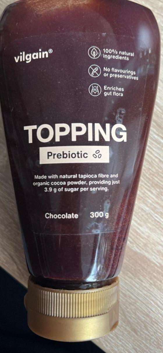 Fotografie - Topping prebiotic chocolate Vilgain