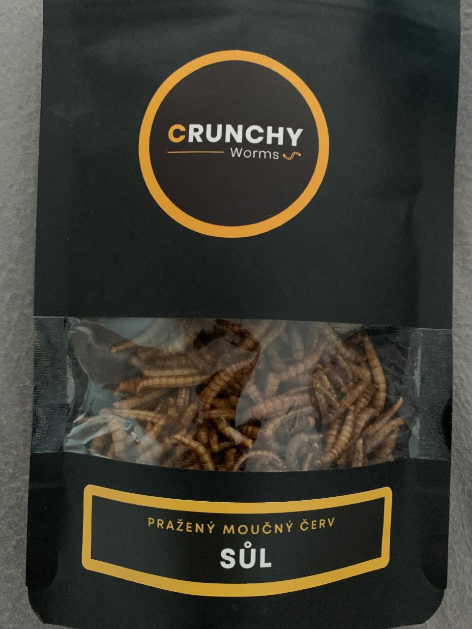 Fotografie - Pražený moučný červ sůl Crunchy Worms