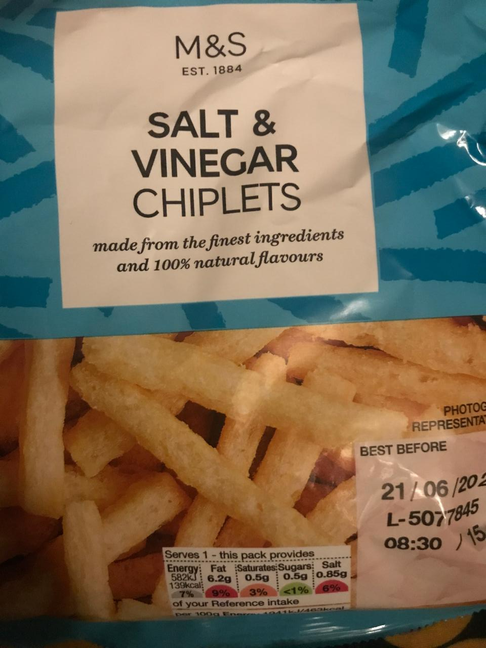 Fotografie - Salt & Vinegar Chiplets M&S