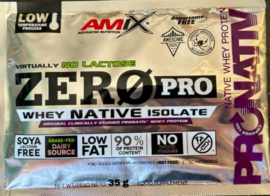 Fotografie - Zero pro native whey protein Amix Nutrition