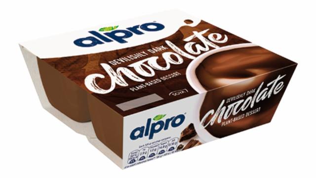 Fotografie - Devilishly dark Chocolate dessert plant-based Alpro