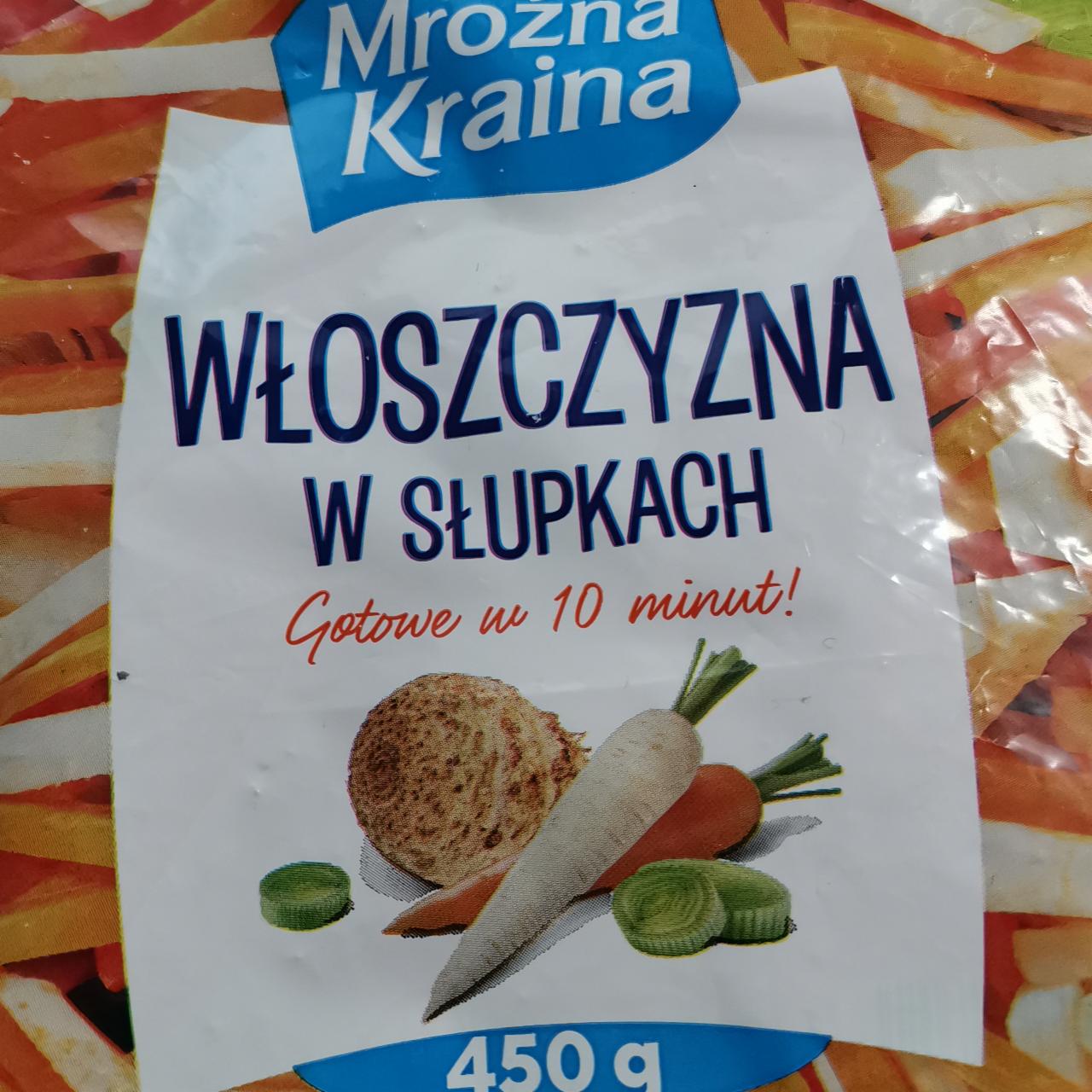 Fotografie - Włoszczyzna w słupkach Mroźna Kraina