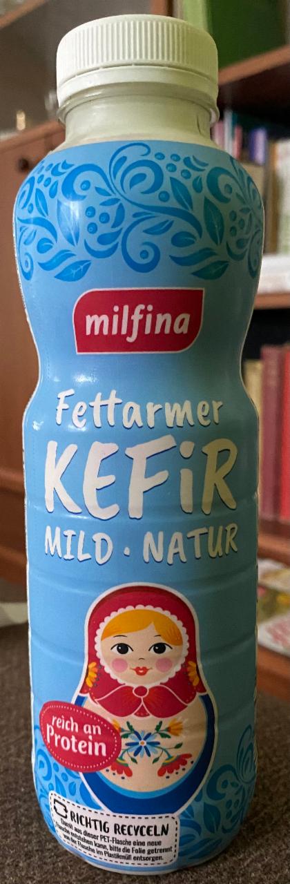 Fotografie - Fettarmer Kefir Mild Natur Milfina